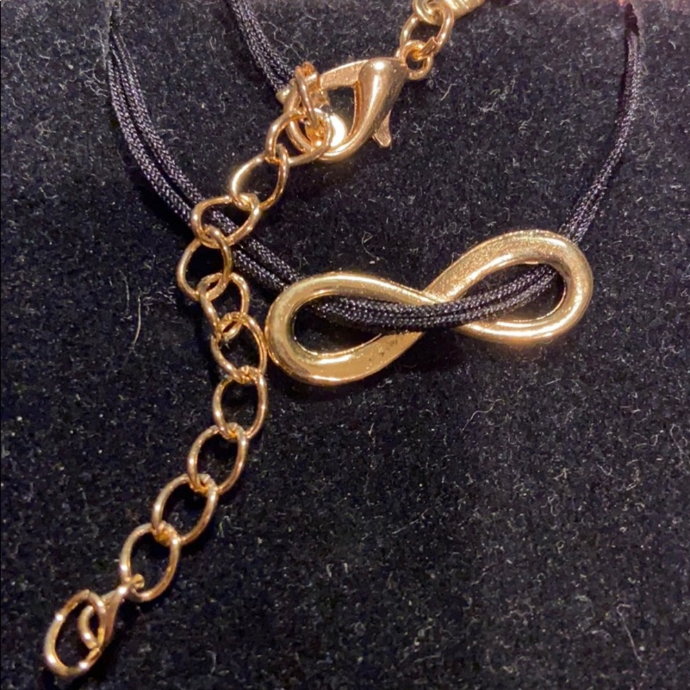 Gold and Black Forever Bracelet